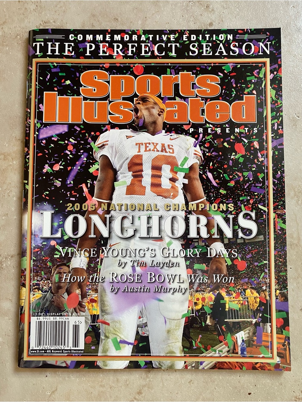 Sports Illustrated Texas Longhorns National Champions 2005 Commemorative Edition
